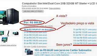 vida financeira, compra parcelada sem juros existe?