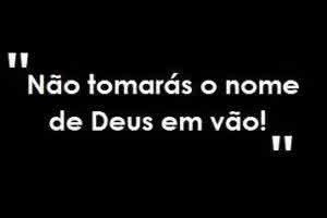 Ensino dos 10 mandamentos: O que ensina o terceiro mandamento?