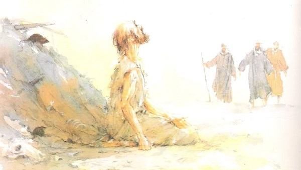 vestido de pano de saco