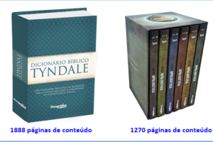 Sorteio de 1 Dicionário Bíblico Tyndale e 1 Série Apologética com 6 volumes