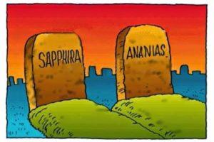 Qual foi o pecado de Ananias e Safira? Foi ofertar pouco a Deus?