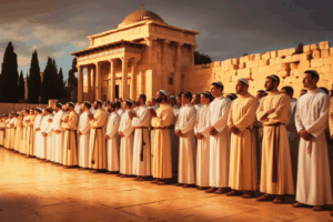 Por que havia um sorteio para os sacerdotes entrarem no templo no tempo de Jesus?