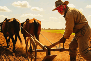 O que significa colocar a mão no arado e não olhar para trás?