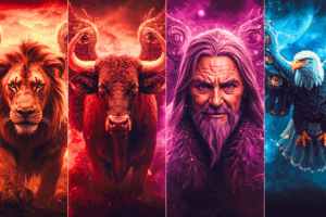 Os 4 seres viventes de Apocalipse são simbólicos ou reais?