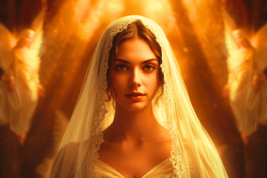 Usar véu “por causa dos anjos” é para os anjos não desejarem as mulheres?