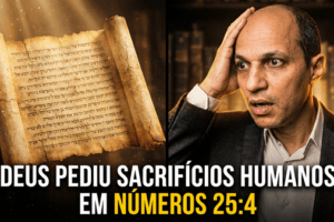 Deus pediu sacrifícios humanos em Números 25:4?